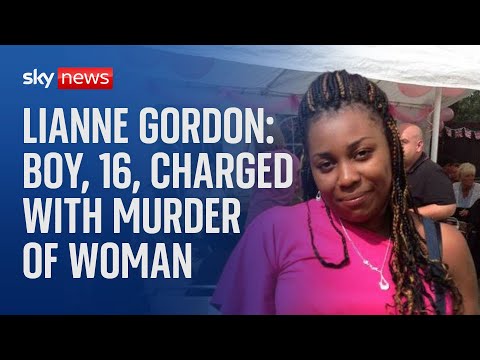 Lianne gordon: boy, 16, charged with murder of woman killed in shooting