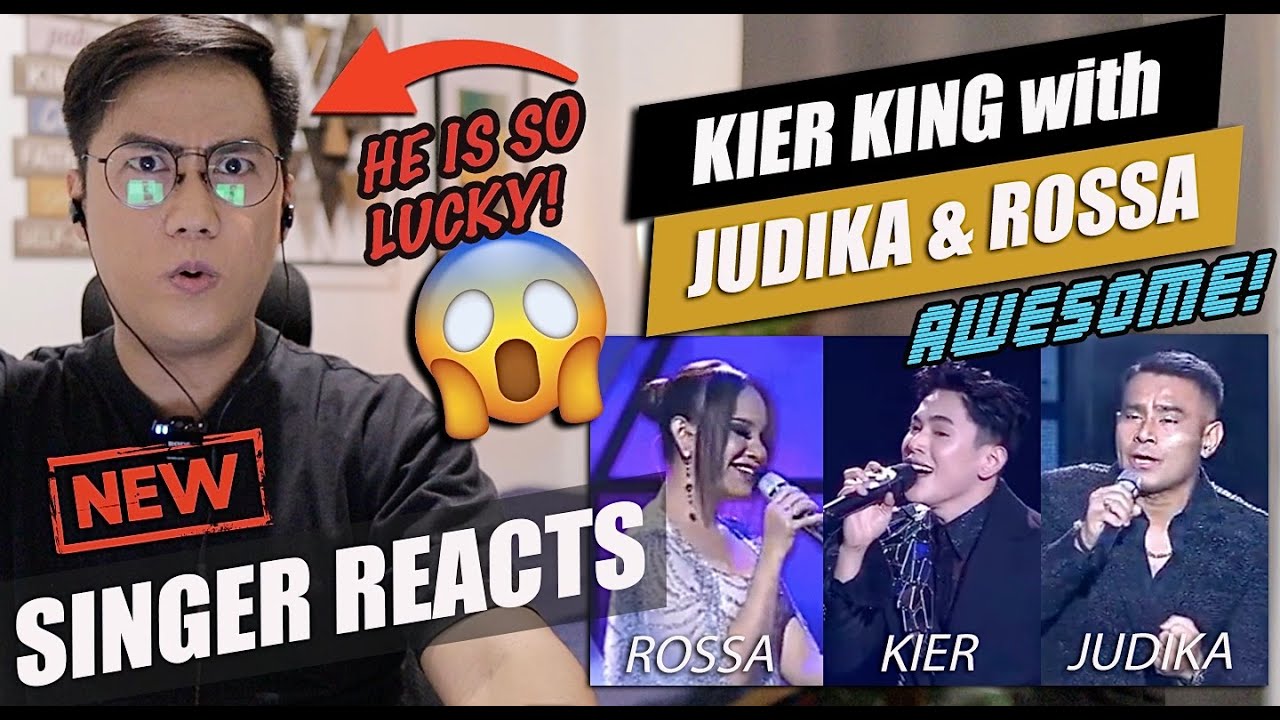 Kier King Bernyanyi Bersama Judika dan Rossa [Dangdut Academy 6] | SINGER REACTION