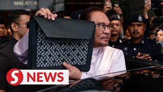 Budget 2024: PM Anwar leaves Finance Ministry for Parliament