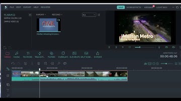 Filmora editing software (How to use timeline tools) in Urdu/Hindi Part 3