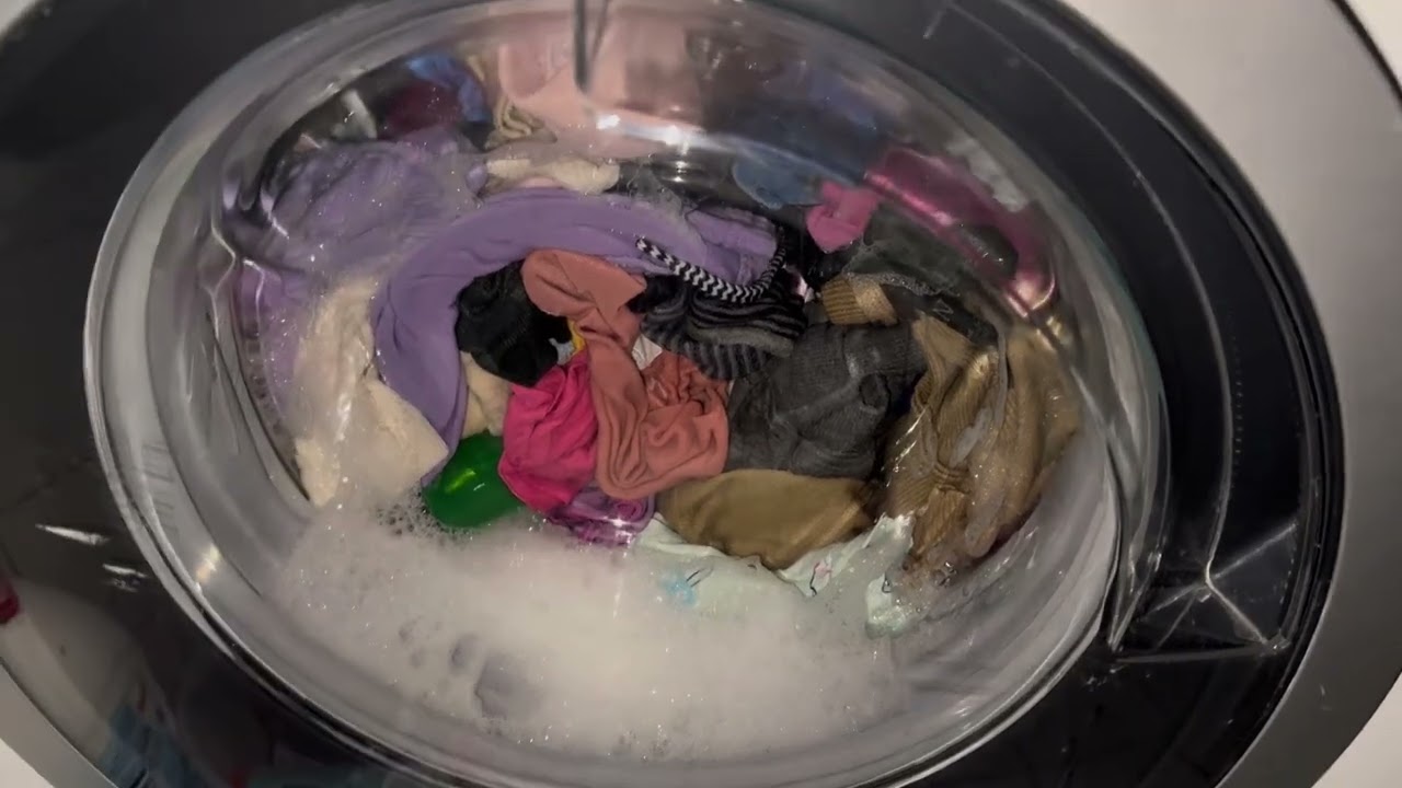 VOLLE 10KG Waschmaschine waschen mit Lenor & Weißer Riese 💦🫧🧺🧼