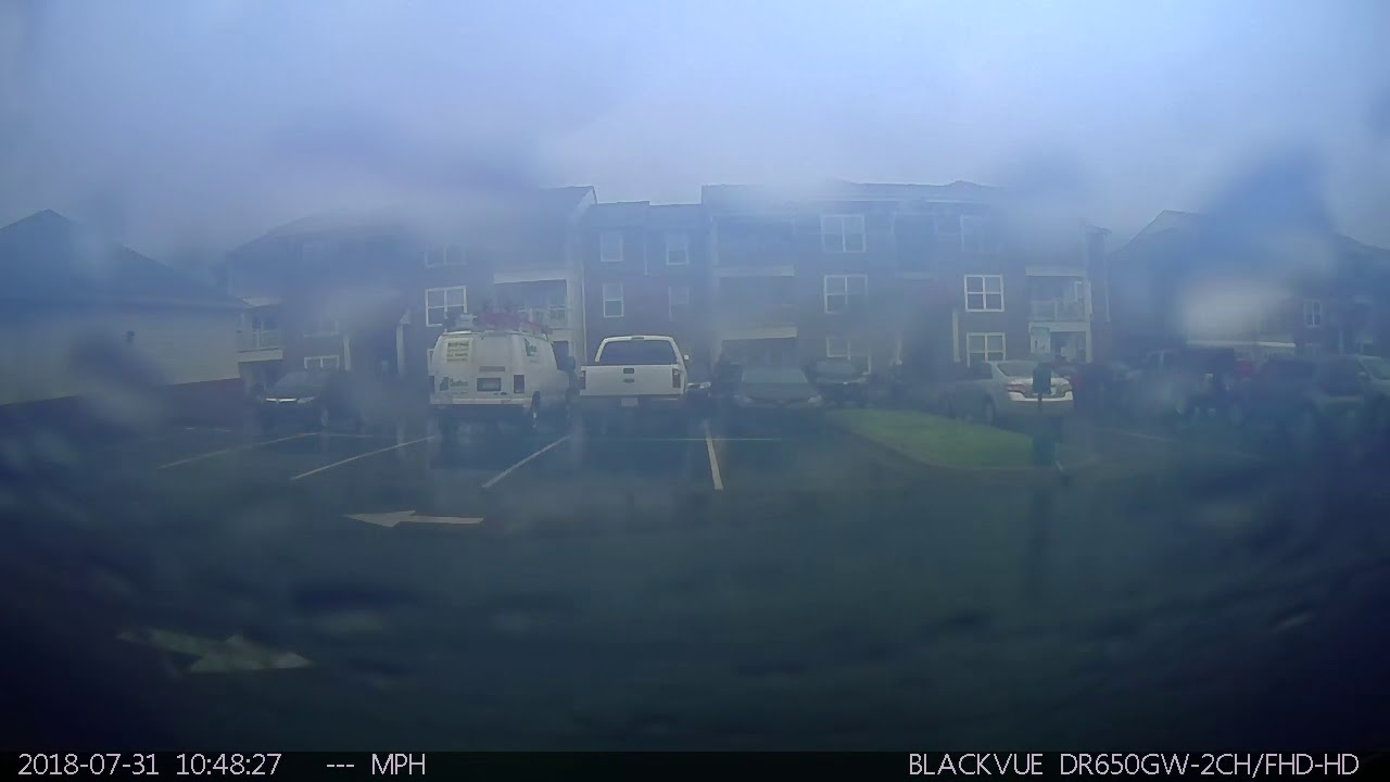 Lightning hits apartment building YouTube
