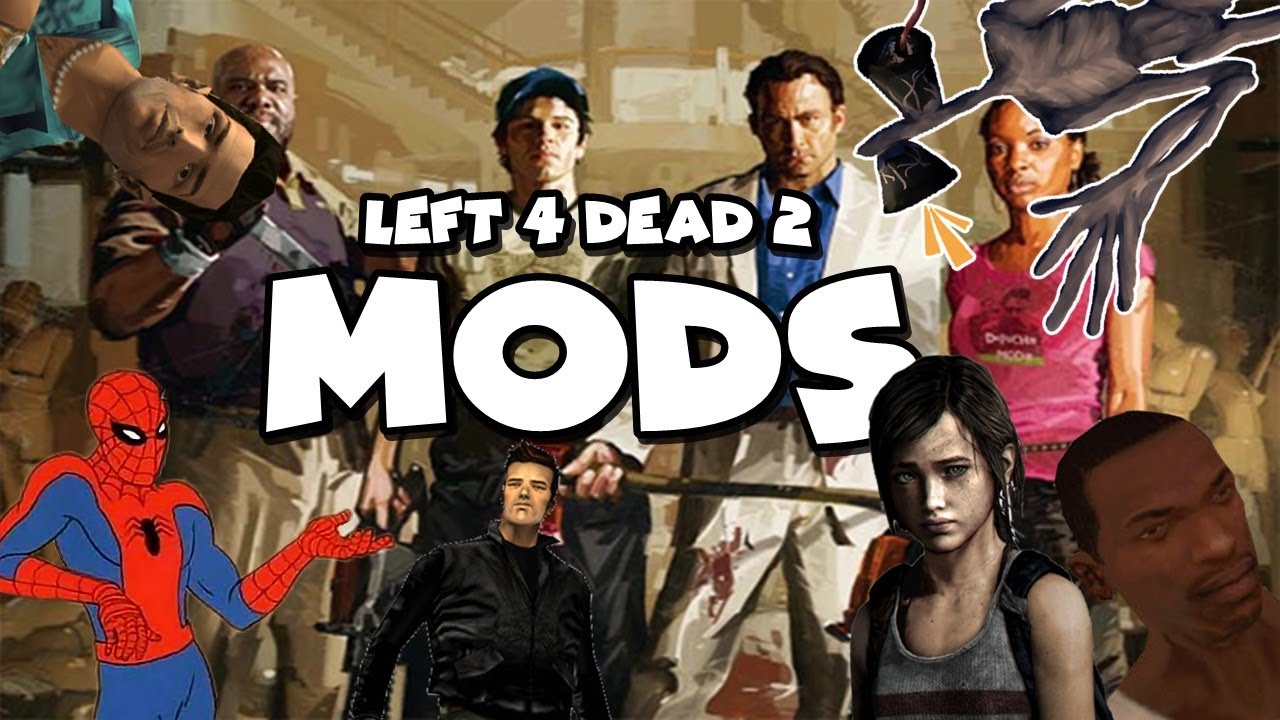 Left 4 Dead 2 com mods (ft Cj e miranha kkk) - YouTube