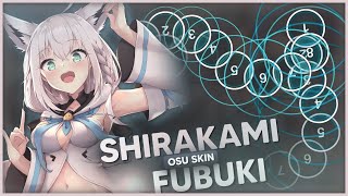 Project Shirakami Fubuki - osu skin showcase (by thetasigma)