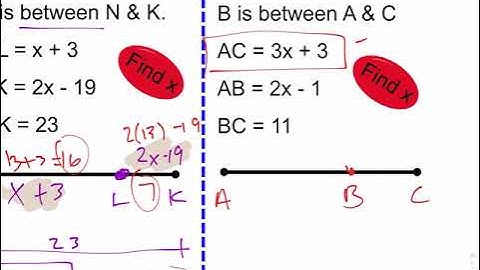 1.2 Segment Addition Postulate
