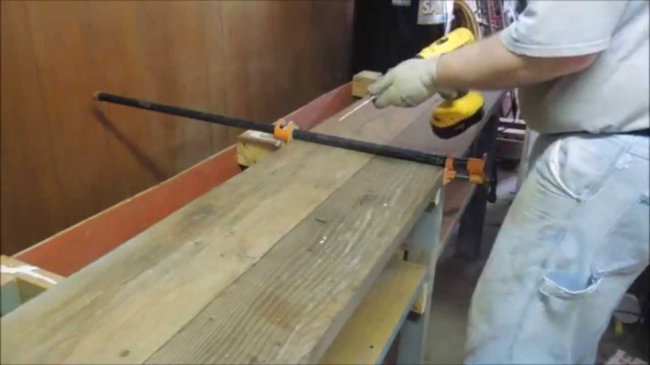 Garage Bench Part 6 - Fastening the top - by Old Sneelock's Workshop ...