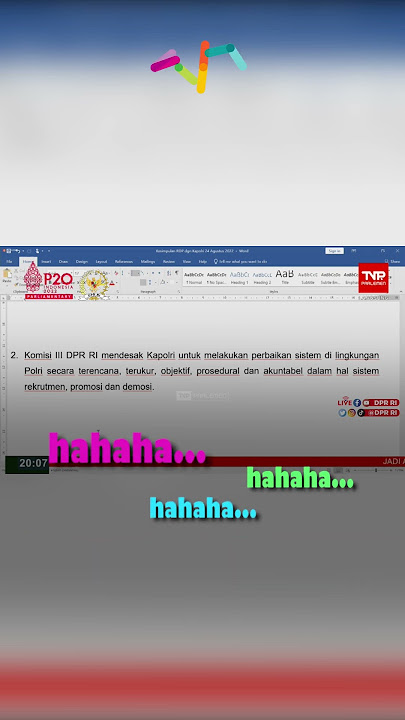 NGAKAK, Telepon dari 'ayang' di Rapat DPR-Kapolri #shorts #DPRRI #Kapolri