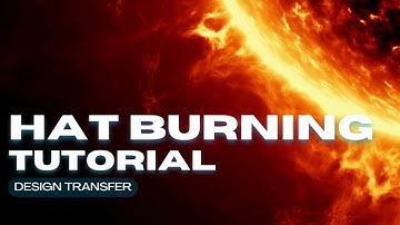 Transferring A Hat Burning Design Tutorial