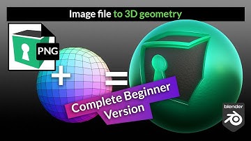 Step by Step: Image File to 3D Geometry | Blender Secrets