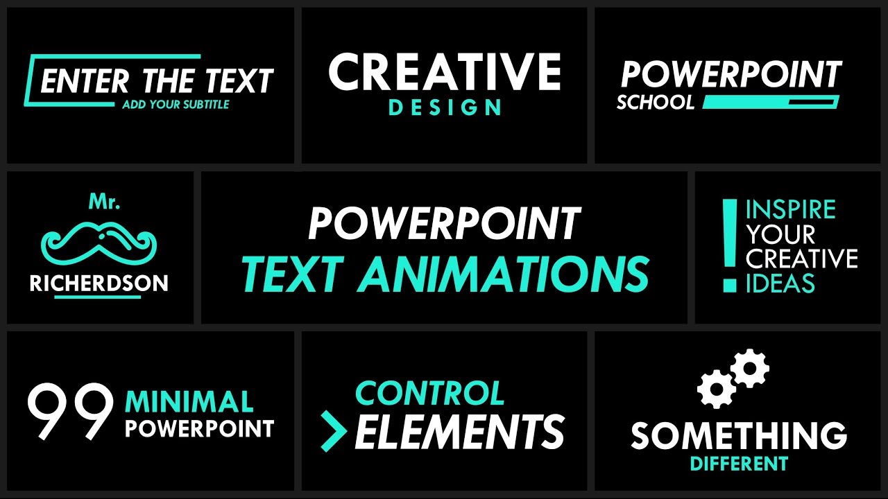 Make PowerPoint Text Animation - YouTube