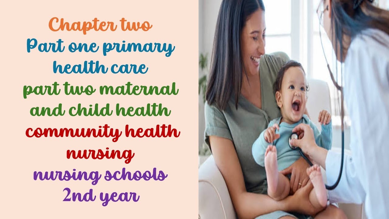 Chapter 2, primary health care and maternal and child health الباب الثاني كامل تمريض صحة مجتمع 