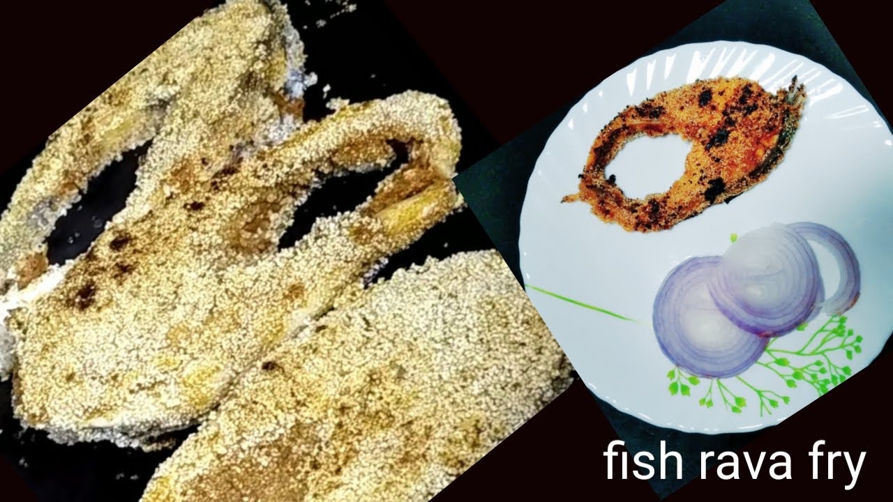 ಫಿಶ್ ರವಾ ಫ್ರಯ್ | Fish rava fry recipe(on tawa) - YouTube