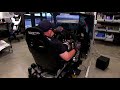 Trying out the dbox rig at the sim racing garage