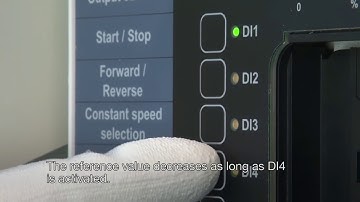 How to set motor potentiometer with the ACS580 general purpose drives