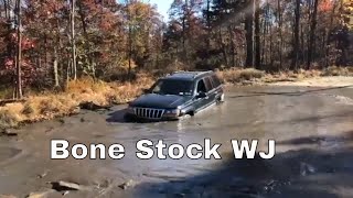 OffRoading a BONE STOCK Jeep WJ  Incredible Results!