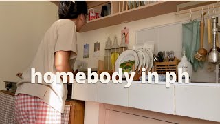 homebody days in my life | living alone in the philippines | paying bills, cooking, home organizing