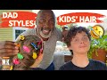 BLACK DAD STYLES WHITE DAUGHTER’S HAIR FOR THE FIRST TIME | NO EXPERIENCE!