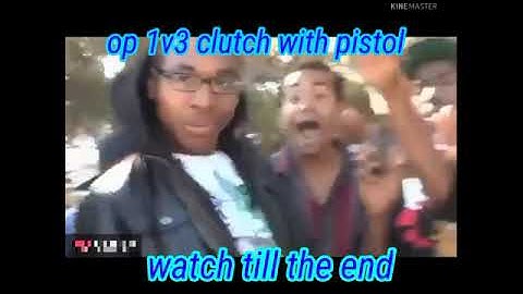 op 1v3 clutch with pistol -para SAMSUNG A3,A5,A6,A7,J2,J5,J7,S5,S6,S7,S9,A10,A20,A30,A50,A70 #shorts