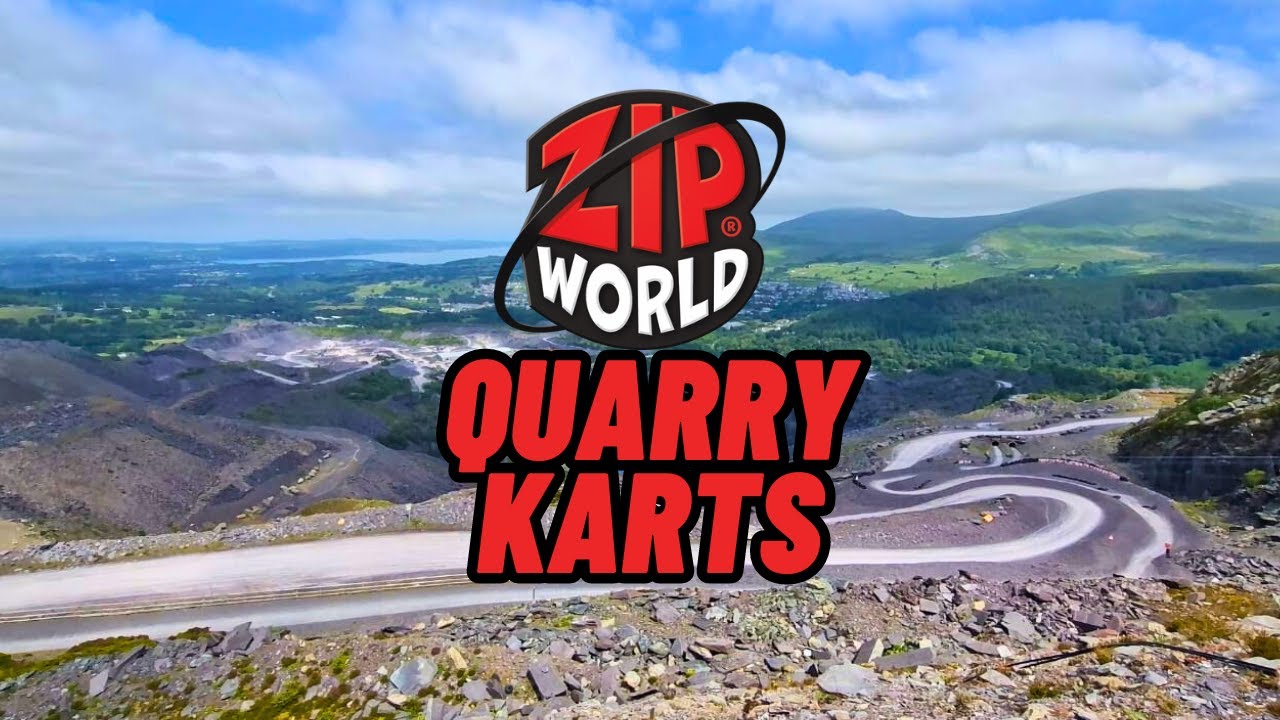 Quarry Riding Stunning Views While Riding ZipWorlds Quarry Karts! - YouTube