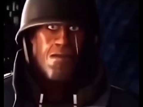 TF2 Soldier Thousand Yard Stare Little Dark Age Slowed