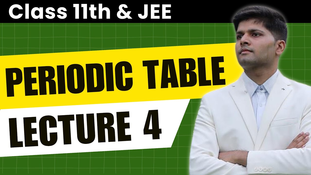 Periodic Table - Some More Exceptions | JEE Chemistry by AIR 1 | Lecture 4