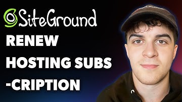 How to Renew Siteground Hosting Subscription (Full 2025 Guide)