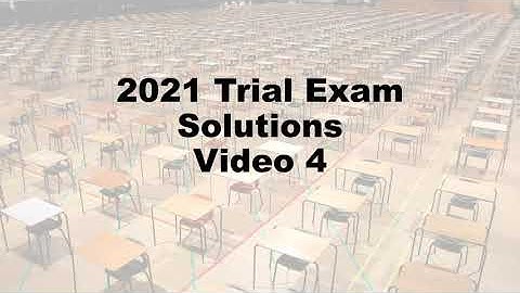Video 4: Mathematics Standard 2 HSC revision trial exam solutions 4/5