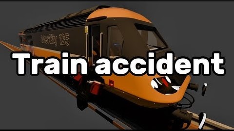 Train crash animation 