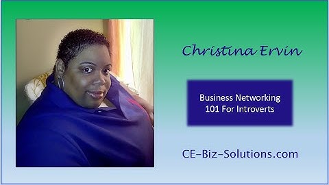 Business Networking 101 For Introverts