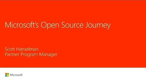 Keynote: The Microsoft Open Source Cinematic Universe - Phase 2 - Scott Hanselman