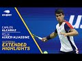 Felix Auger-Aliassime vs Carlos Alcaraz Extended Highlights | 2021 US Open Quarterfinal