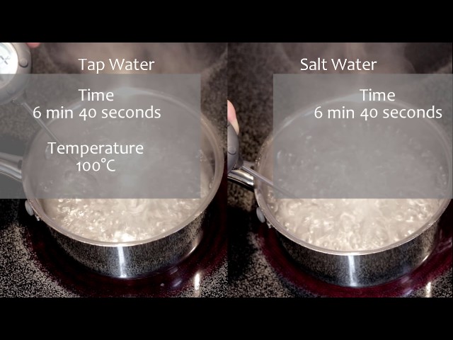 The Science of; Why does salt water boil faster? - uLesson