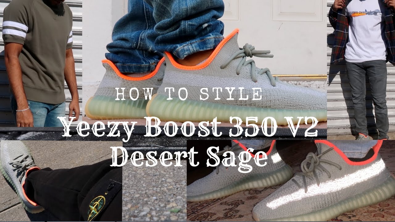 Yeezy Boost 350 V2 Desert Sage How To Style Lookbook Youtube