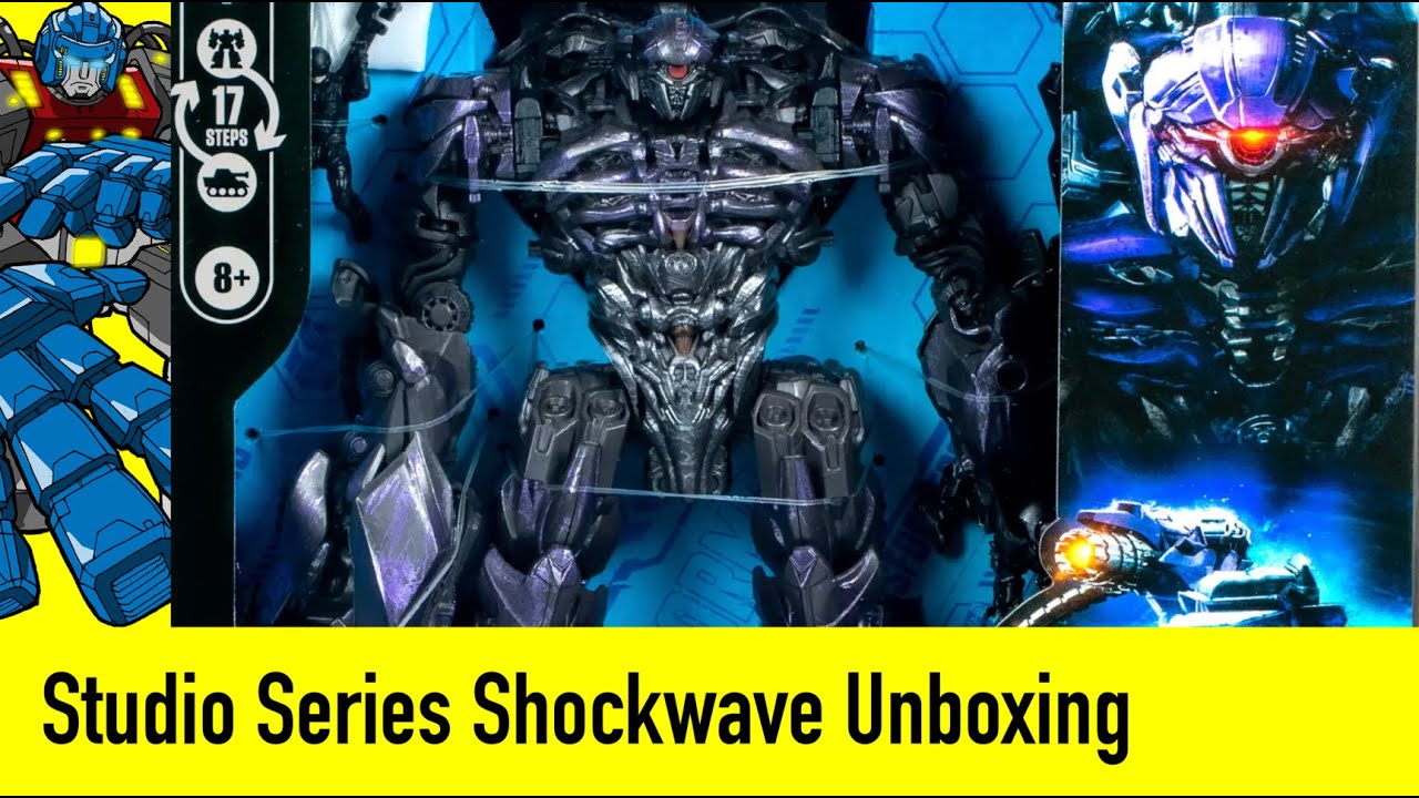 Shockwave Collection Studio Series Shockwave Unboxing - YouTube