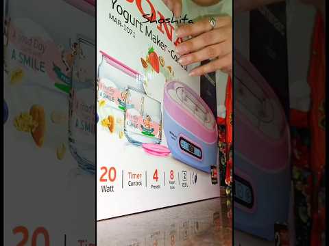 تجربتى مع ماكينة صنع الزبادى من سوناى 1