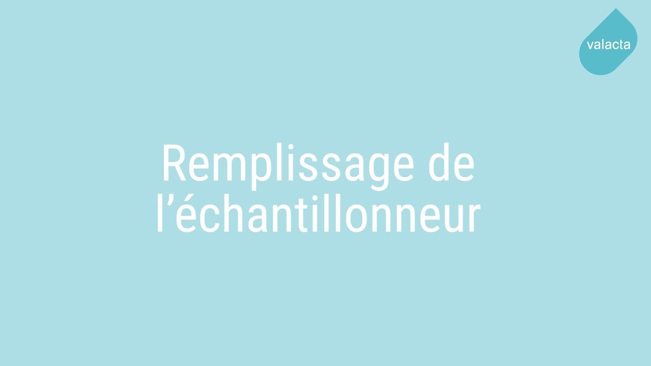 Remplissage de l'échantillonneur DeLaval - YouTube