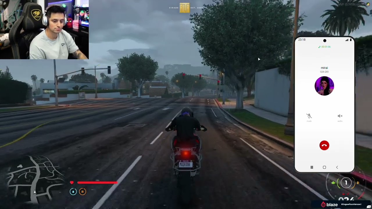 MIRAI ACEITANDO POKAR UM DARKZIN COM O CONNOR KKKKK | GTA RP CDA