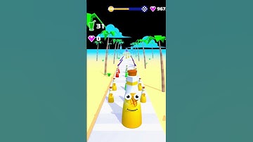 Juice Run Max Level Gameplay Short video Android Walkthrough iOS Gameplay #game #gaming More Gaming