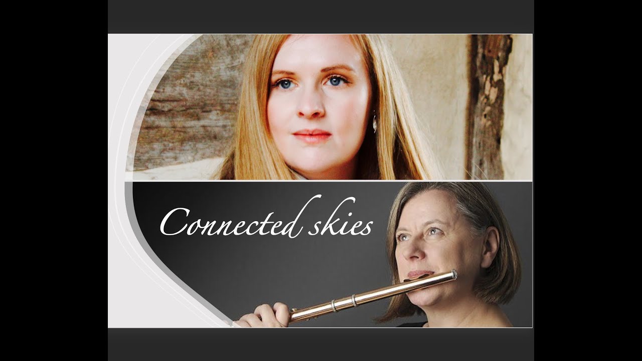Connected skies 4 Echoed for solo flute with glissando headjoint by
