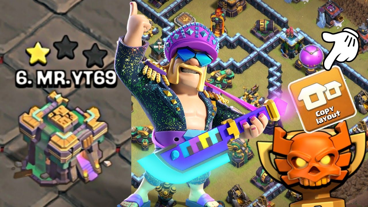 Brand New Best Th14 War Base With Link Th14 Anti 2 Star War Base With