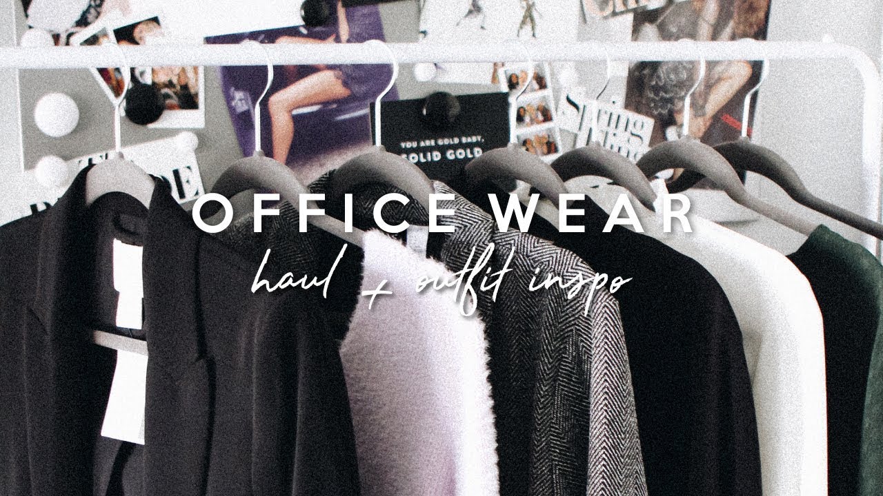 H&M OFFICE WEAR HAUL + OUTFIT IDEAS FOR WORK 2019 YouTube