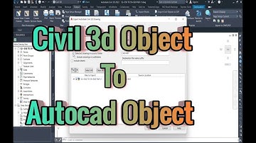how to export civil 3d to autocad