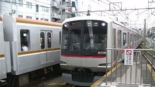 東急東横線自由が丘駅5番線に入線する5050系4109F回送列車
