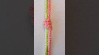 The Easiest Way to Make Macrame Sliding Knot 😍 #knots #macrame #shorts