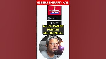 Schema Therapy - Defectiveness Schema #narcissism #motivation #trauma #schematherapy  #cptsd