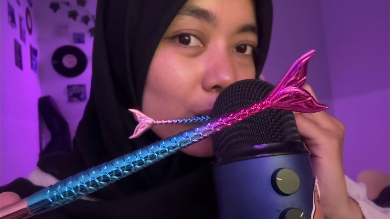 ASMR Mermaid Brush on Teeth 🧜‍♀️