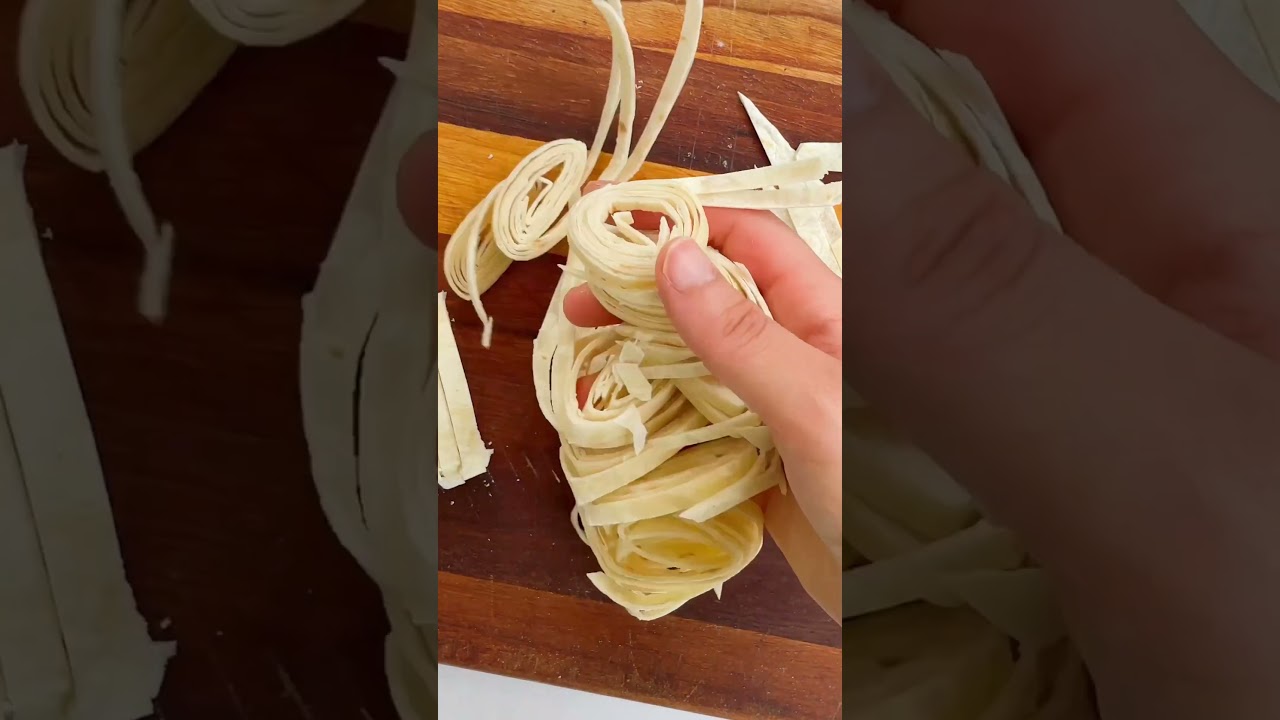 Tortilla strip pizza