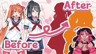 Redesigning Yandere Simulator Characters! Part 1 | (art   commentary)