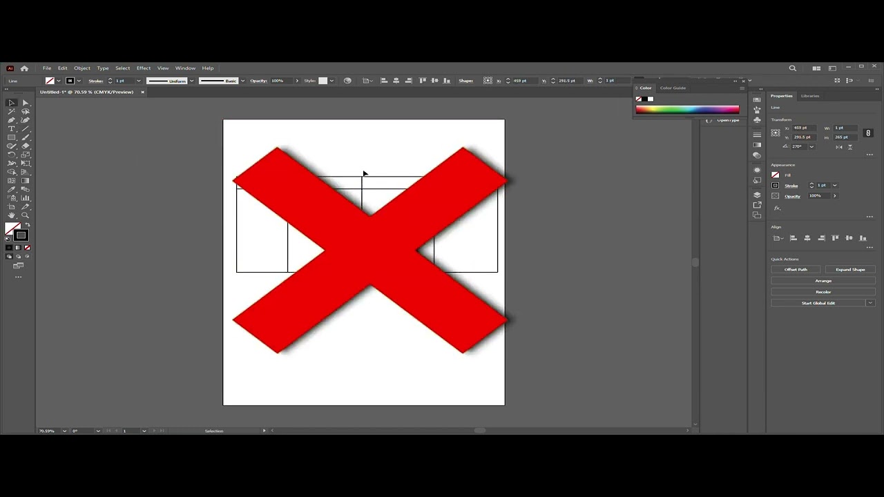 Split into Grid in Adobe Illustrator | Adobe Illustrator Shortcut|