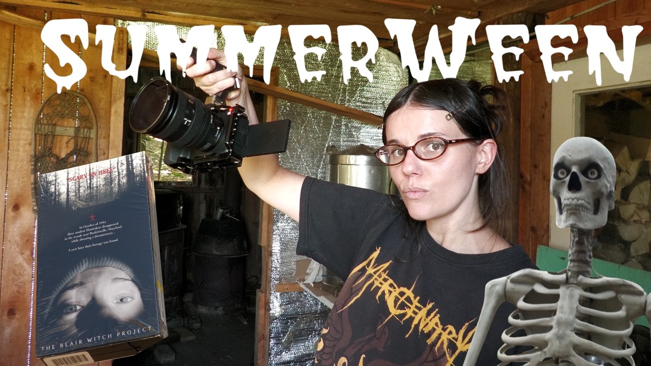 summerween omg 🎃 je n'aime pas l'été alors j'entre en mode slasher summer 🧃🎞️🪵 Blair witch vibes